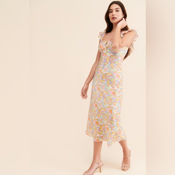 Anthropologie x Olivia Rubin - Amaya Slip Dress, size 18 - Picture 2 of 10